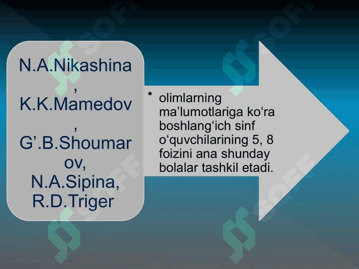 Ruhiy rivojlanishi sustlashgan bolalar RRS 8