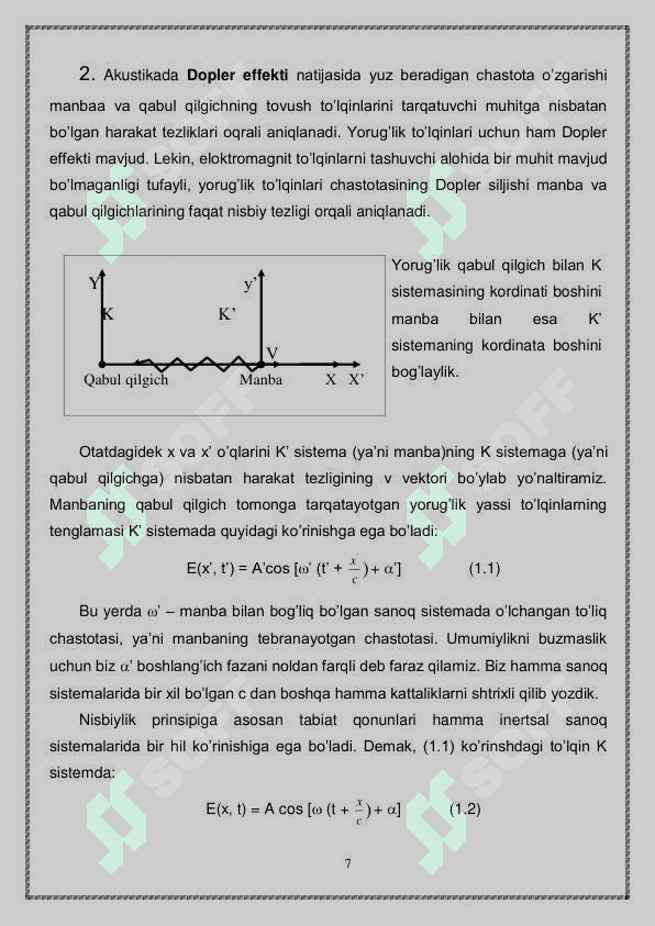 Dopler efekti va uning qoʻllanilishi 7