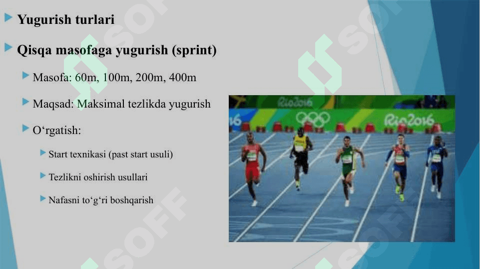 YUGURISH TURLARIGA O'RGATISH 3