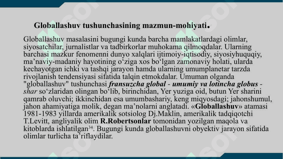 GLOBALLASHUV DAVRIDA AXBOROT MADANIYATI ZARURIYATI 4