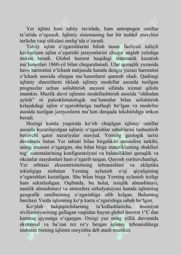 ATROF - MUHIT VA TABIIY RESURSLAR IQTISODIYOTI 8