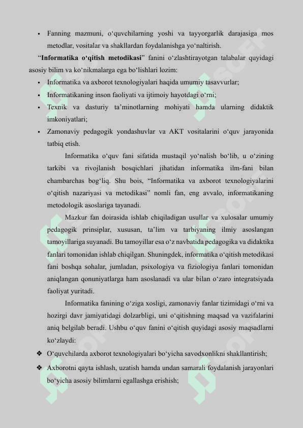 INFORMATIKA O‘QITISH METODIKASI FAN SIFATIDA 3