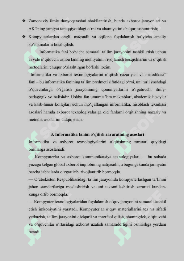 INFORMATIKA O‘QITISH METODIKASI FAN SIFATIDA 4
