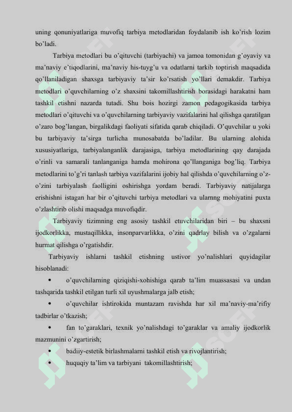 Sinfdan tashqari tarbiyaviy ishlarning mazmuni 3