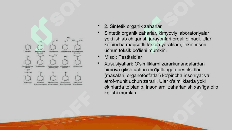 Organik zaharlarning tahlilida spektral usullarni qo`llash 8