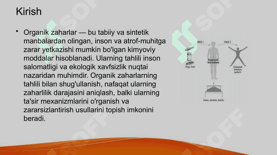 Organik zaharlarning tahlilida spektral usullarni qo`llash 3