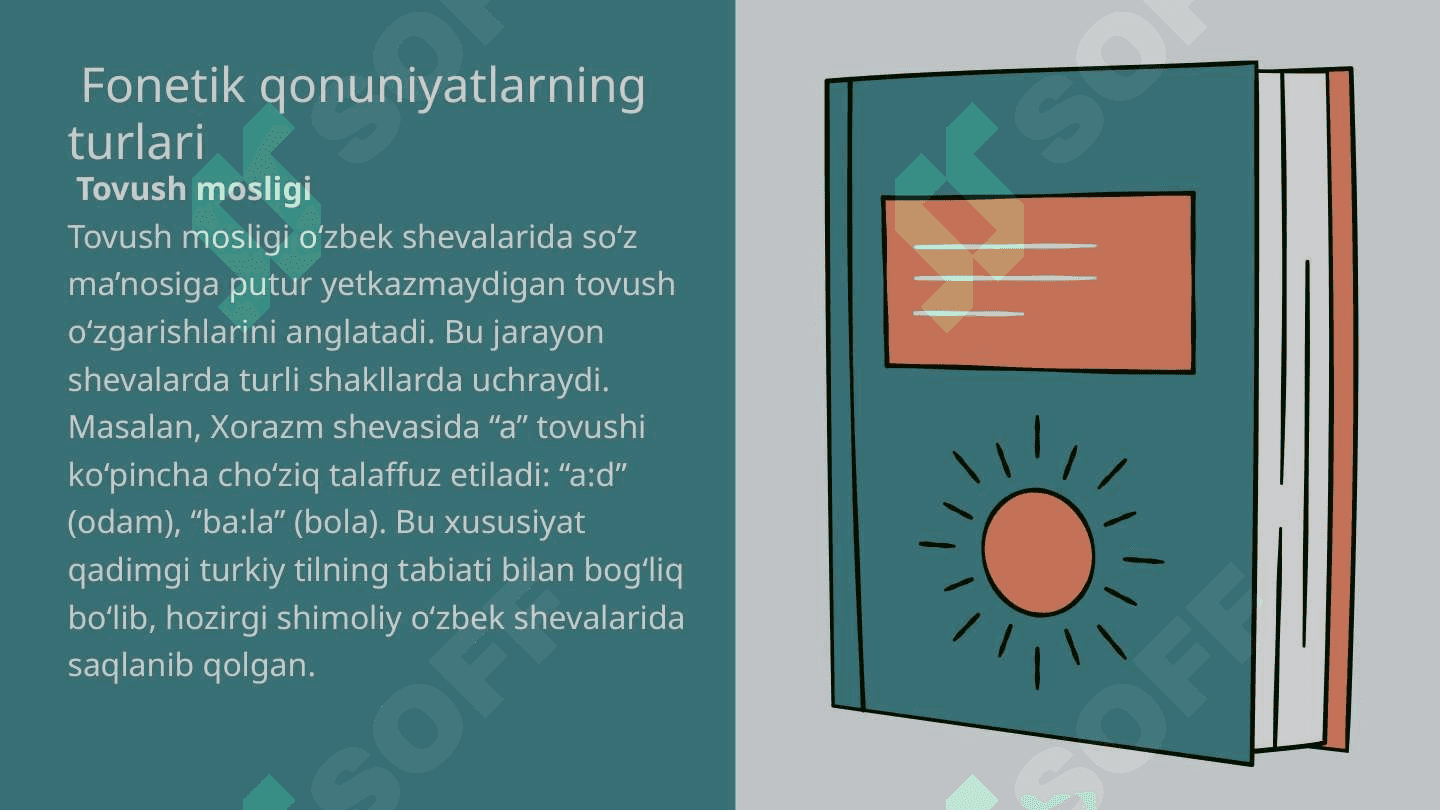 Oʻzbek shevalarida fonetik qonunlar 4