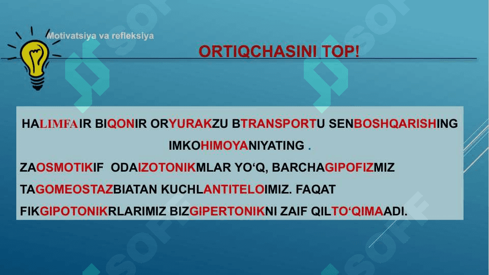 Qonning kimyoviy tarkibi 4
