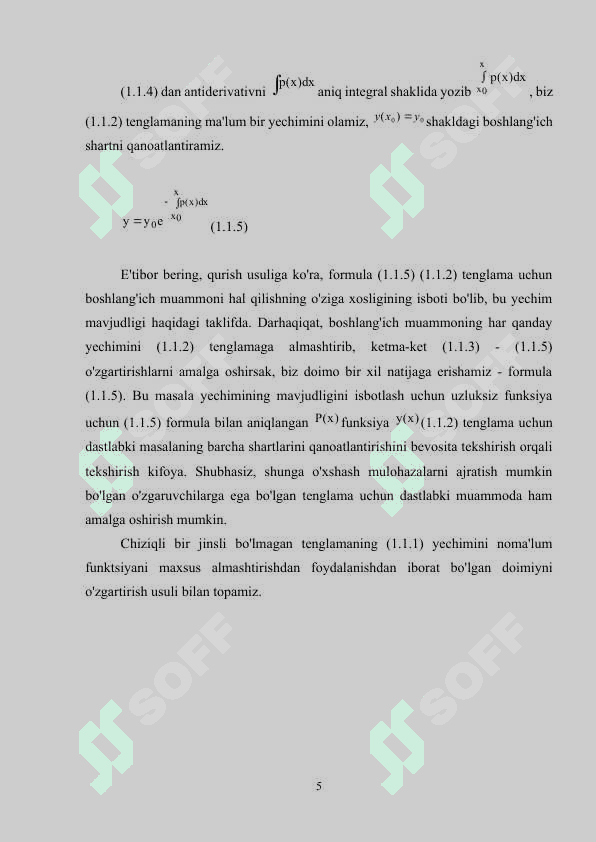 CHIZIQLI TENGLAMALAR MAVZUSINI ÒQITISH METODIKASI 5
