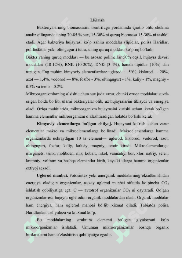 MIKROORGANIZMLARNING FIZIOLOGIYASI 2