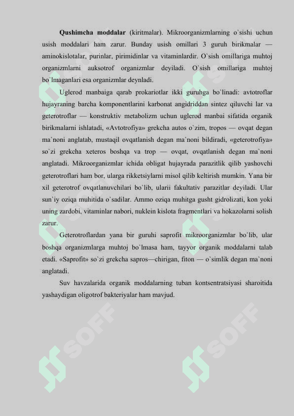 MIKROORGANIZMLARNING FIZIOLOGIYASI 3
