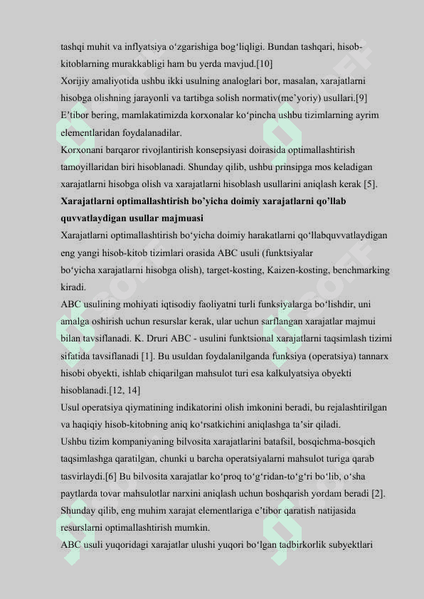 Oqilona xarajatlar strategiyasi 4