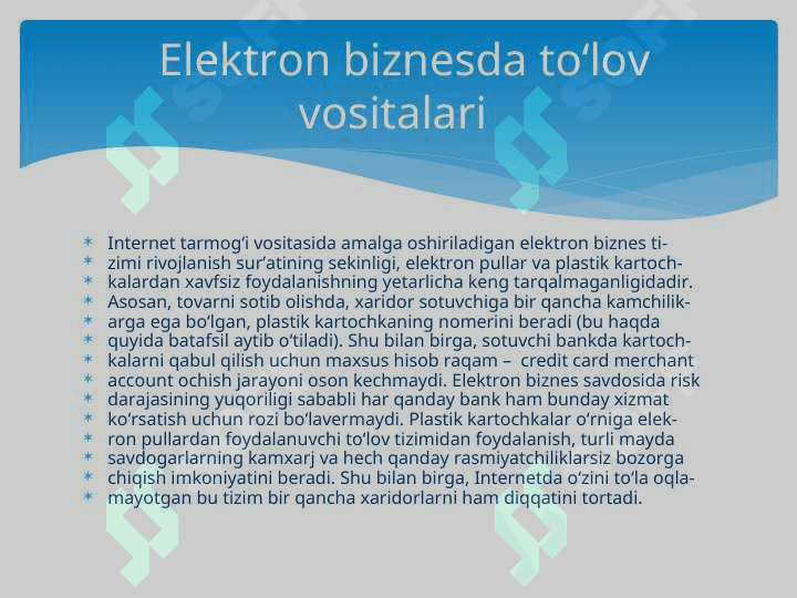 Elektron to‘lov tizimlari Kiriptavalyutalar 2