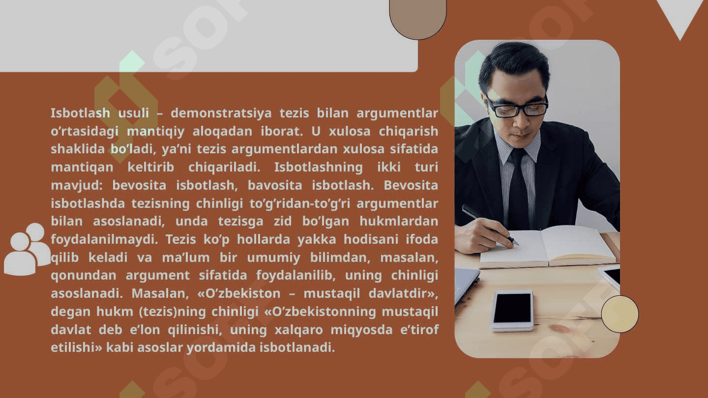 ISBOTLASH VA RAD ETISH QOIDALARI 5