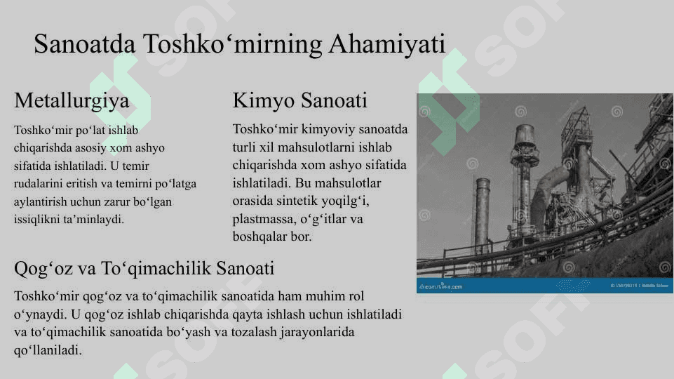 Dunyo Miqyosida Toshko'mirning Ahamiyati 4