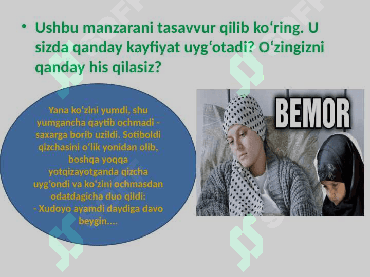 Abdulla Qahhor “Bemor”hikoyasi 8