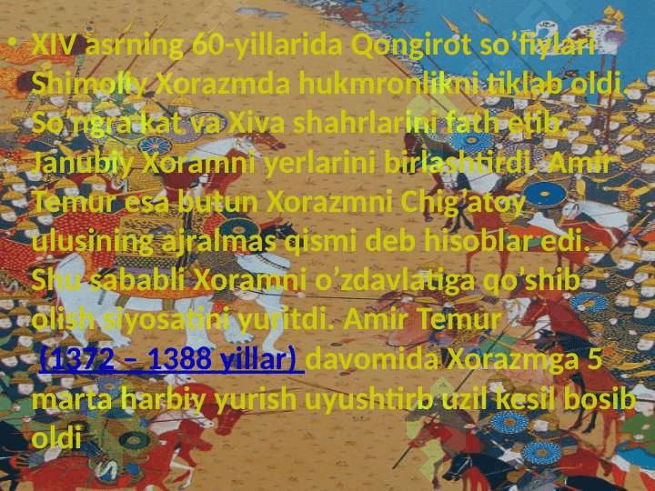 Amir Temurning harbiy yurishlari 5
