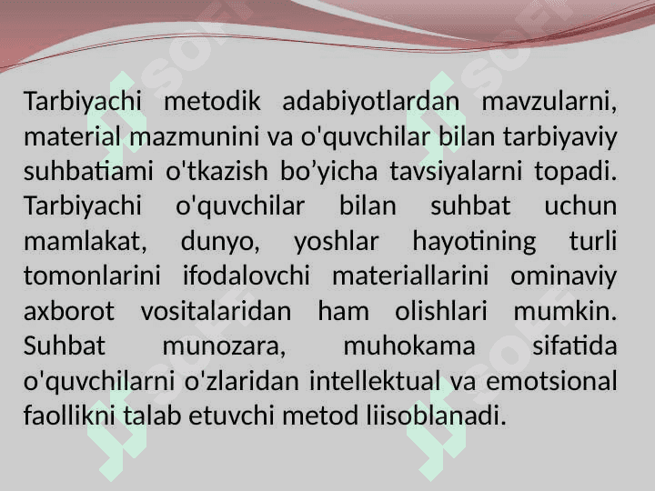 UMUMIY PEDAGOGIKA VA SHAXSIY RIVOJLANISH 8