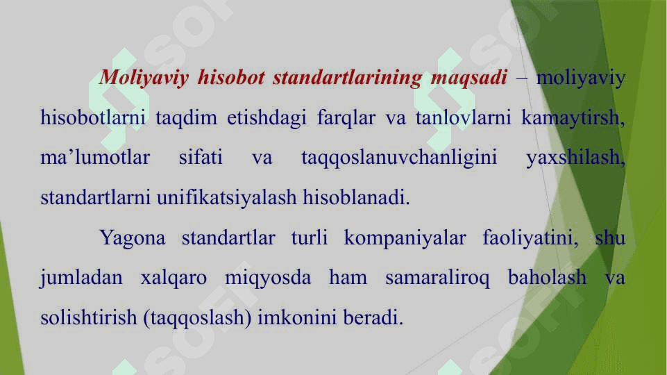 Moliyaviy hisobot va tartibga solishning zamonaviy muammolari, moliyaviy hisobot taqdimoti 5