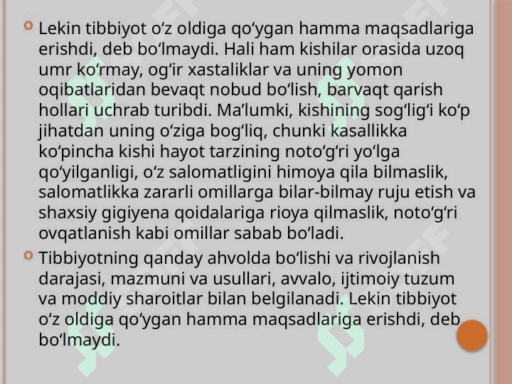 Qadimgi svilizatsiyalar tibbiyotining umumiy xususiyatlari 4