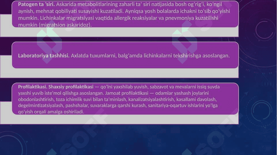YUMALOQ CHUVALCHANGLAR (NEMATHELMINTHES) TIPI 8