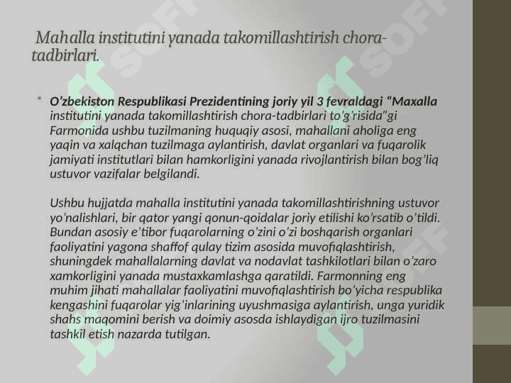 Mahalla fuqarolik jamiyati instituti sifatida 4