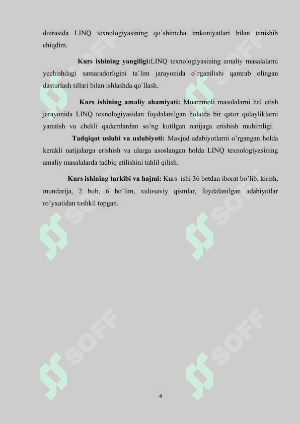 LINQ yordamida ma'lumotlarni saralash va filtrlash 4