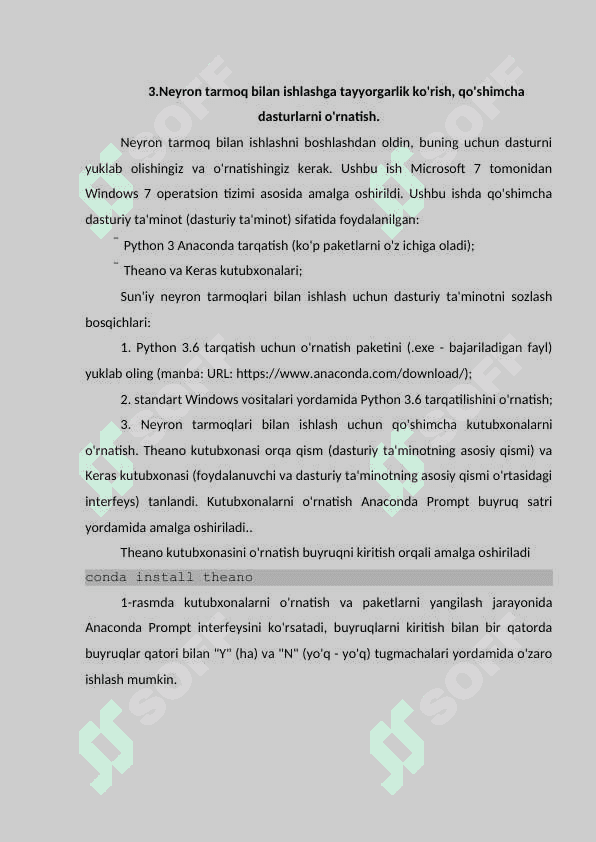Python muhitida keras paketidan foydalanib neyron tarmoq qurish 8