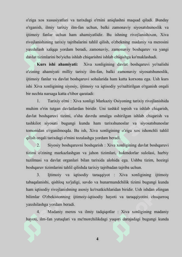 Xiva xonligidagi davlat boshqaruvi tartiblari 4