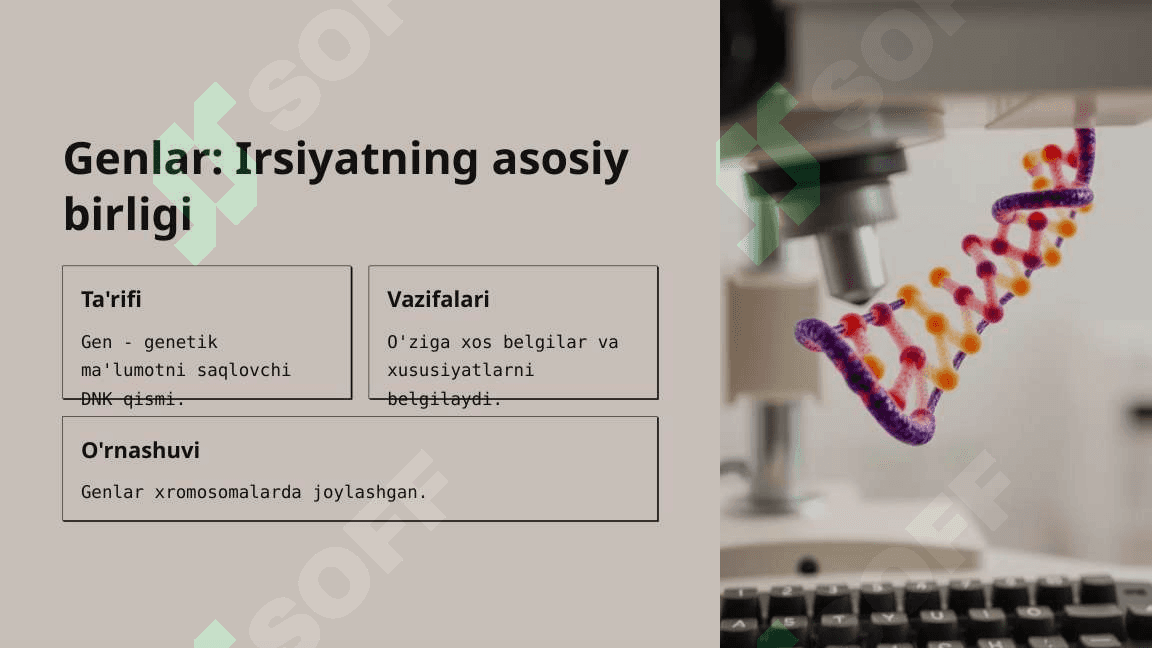 Genetika asoslari 3