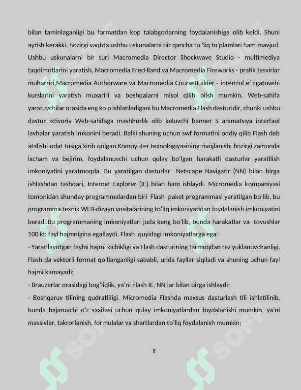 Adobe Photoshop dasturida matn bilan ishlashning qo’shimcha usullari 8