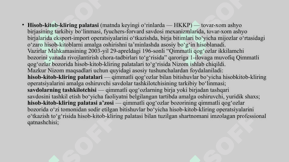 MOLIYA BOZORIDA BANKLAR VANOBANK KREDIT INSTITUTLARI 4