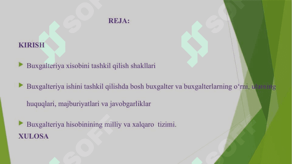 BUXGALTERIYA KASBIGA QO'YILADIGAN TALABLAR 2