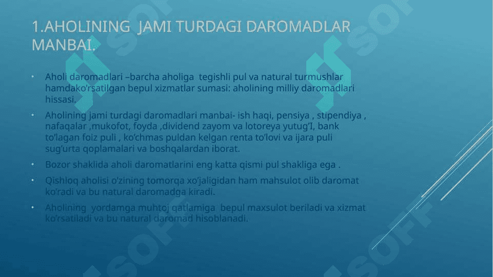 Aholi daromadlari va uning tabaqalanishi 3