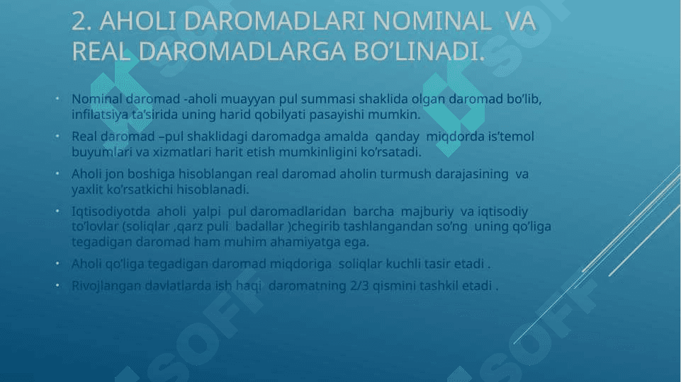 Aholi daromadlari va uning tabaqalanishi 4
