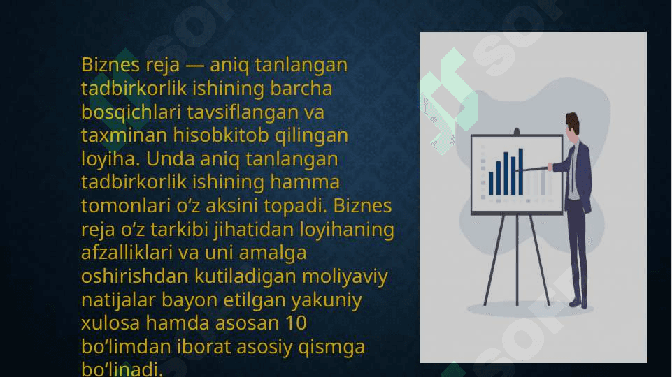 Biznes loyihada marketing rejasi 2