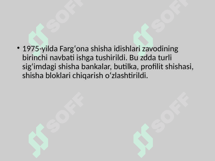 Shisha va oyna ishlab chiqarish sanoati 3