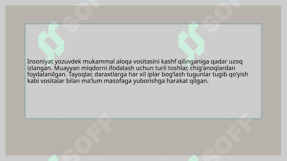 Yozuv va uning rivojlanish bosqichlari 4
