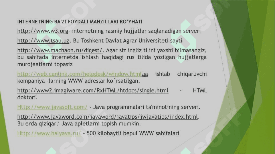 INTERNETDA AXBOROT QIDIRUV TIZIMLARI 6