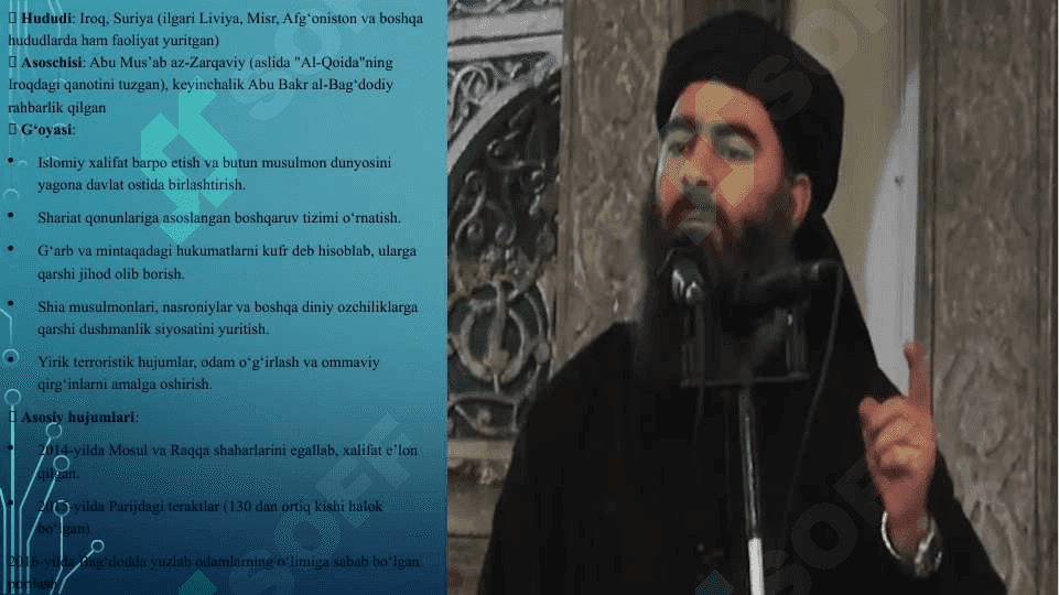 ISHID GURUHINI TASHKIL TOPISHINING SIYOSIY SABABLARI 3