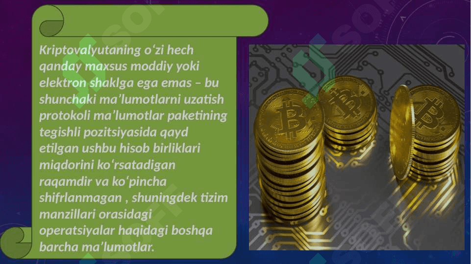 Kriptovalyuta va bitcoin 3