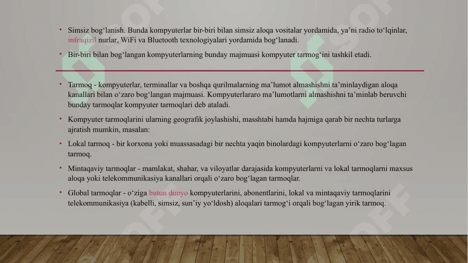 KOMPYUTER TARMOQLARI VA ULARNING AHAMIYATI 2