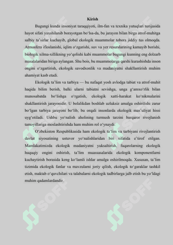Ekologik ta’lim va tarbiya 3