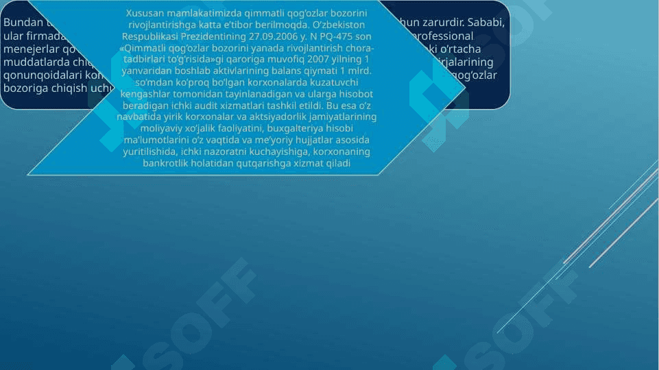 ichki audit tushunchasi,maqsad va vazifalari 4
