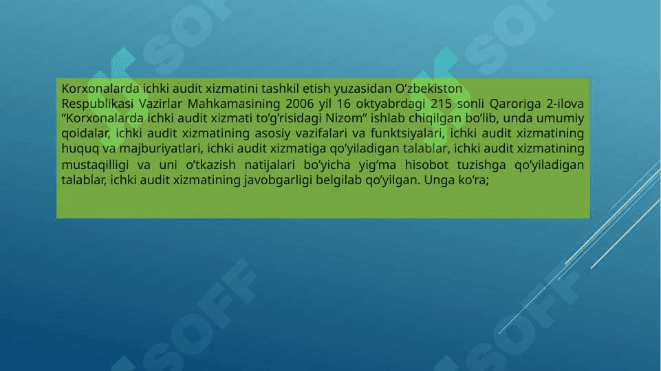ichki audit tushunchasi,maqsad va vazifalari 5