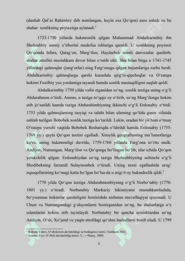 Qo'qon xonligi madaniy hayoti va uning taraqqiyoti xususiyatlari 5