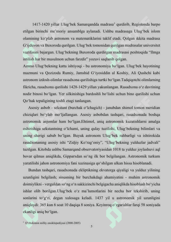 MIRZO ULUG’BEK BUYUK ALLOMA VA DAVLAT ARBOBI 4