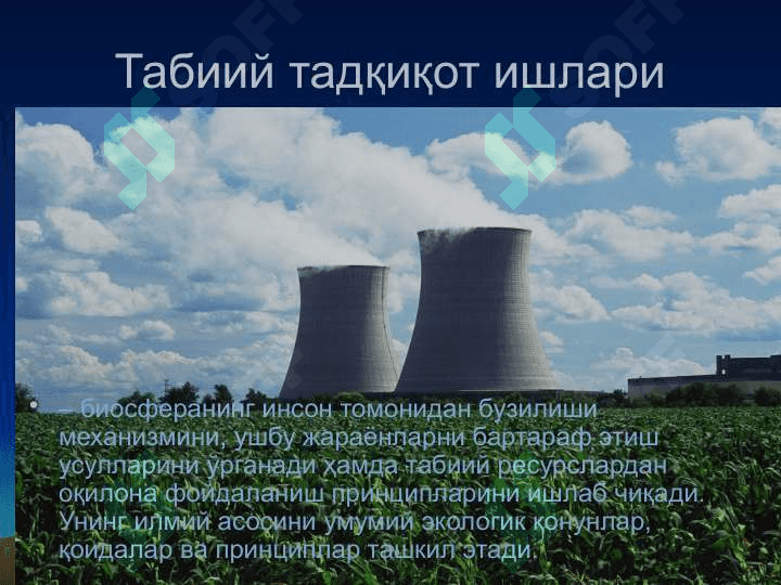 табиий экологик тадқиқот ишларининг асосий босқичлари 4