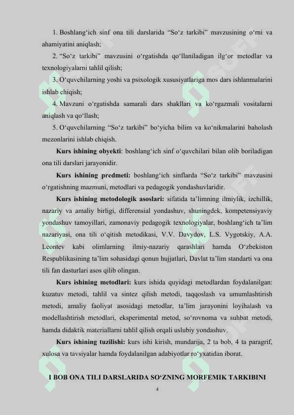 BOSHLANG‘ICH SINFLARDA “SO‘Z TARKIBI” MAVZUSINI O‘RGATISH METODIKASI 3