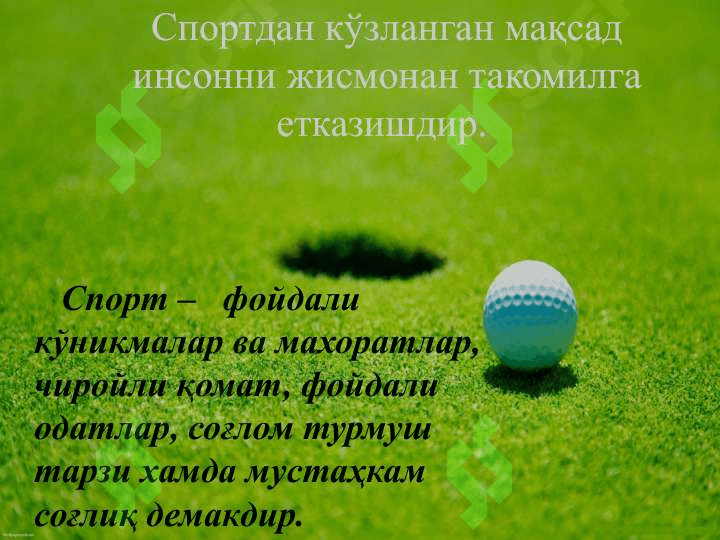 Жисмоний тарбия ва спорт 6